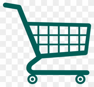 Pushing A Full And Empty Shopping Cart Clipart Image - Empty Shopping Cart Clipart - Png Download