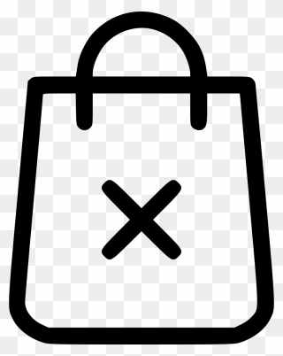 Shopping Bag Shop Buy Cancel Remove - Bag Vector Clipart