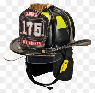 Cairns N5a New Yorker Leather Fire Helmet Msa- - Cairns Fire Helmet Transparent Clipart