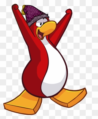 Club Penguin Penguins Red Clipart