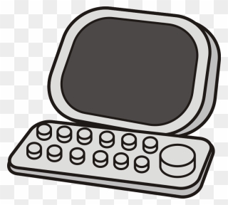 Free To Use Public Domain Desktop Computer Clip Art - Clipart Of Computers In Black And White - Png Download
