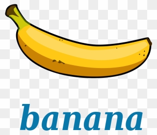 Banana Clipart Printable - Banana Template - Png Download