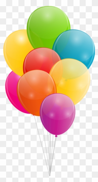 Multicolored Balloon Png Image - Balloons Png Clipart