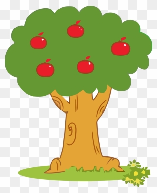 Tree With Apples Clipart - Png Download