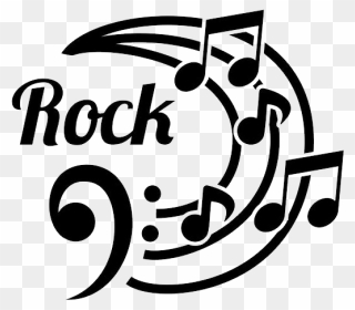 Rock Music Png - Notas Musicales Rock Clipart