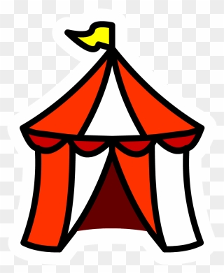 Clipart Circus Tent - Transparent Circus Clipart Tent - Png Download