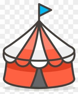 599 Circus Tent - Circus Tent Emoji Clipart