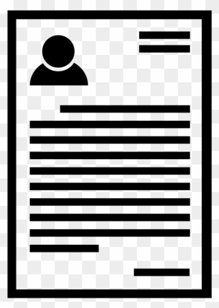 Cv Png - Cover Letter Icon Png Clipart