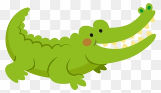 Collection Of Free Crocodile Drawing Animal Download - Cute Crocodile Clipart - Png Download