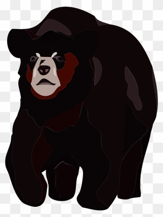 American Black Bear Animal Clipart - Sun Bear - Png Download