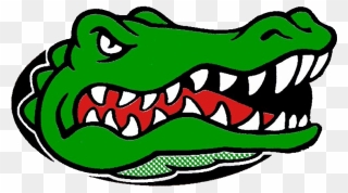 Clipart Crocodile With A Basketball In Its Mouth Image - Florida Gators Logo Mascot - Png Download