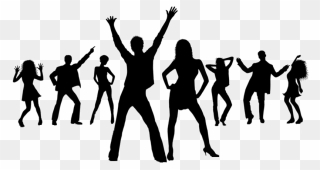 Dance Party Stock Photography Disco Drawing - Disco Dancer Silhouette Png Clipart