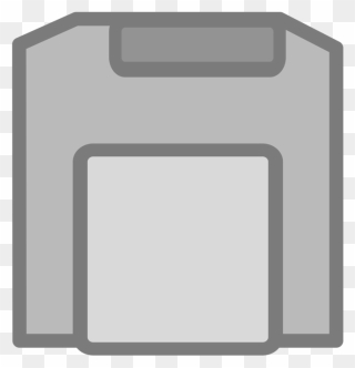 Square,electronic Device,floppy Disk - Harddrive Clipart - Png Download