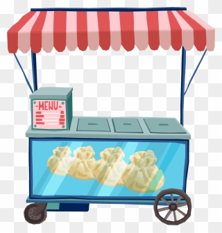 Street Food Cart Transparent Clipart