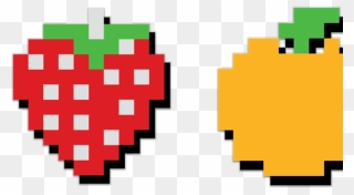 Pac Man Orange Fruit Clipart