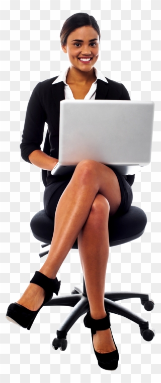 Secretary Free Clipart Hq - Woman Working Png Transparent Png