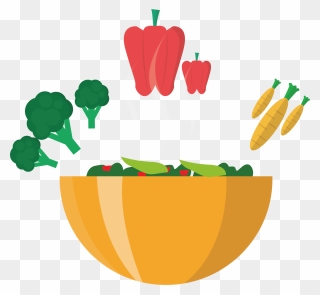 Transparent Diet Png - Salad Vegetable Vector Vector Clipart