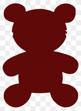 Black Teddy Bear Logo Clipart