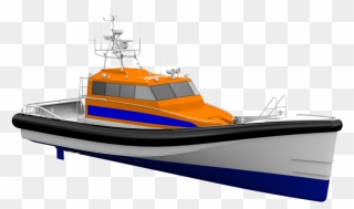 This Boat Was Developed In Close Cooperation With Knrm, - Barco De Busqueda Y Rescate Clipart