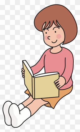 Reading Book Clipart - Clip Art Reading A Book - Png Download