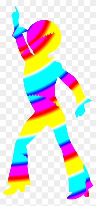 Colourful Disco Dancer 6 Clip Arts - Disco Dancer Disco Png Transparent Png