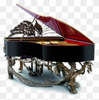 Piano Back View Png Clipart