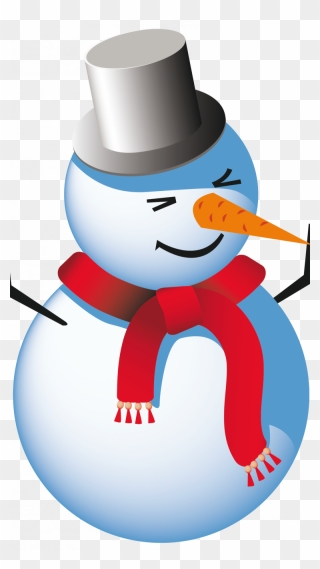 Snowman Background Cliparts Download Clip Art - Clip Art Snowman With Transparent Background - Png Download