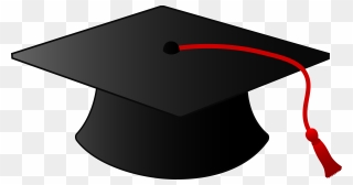Graduation Cap Red Tassel Clipart