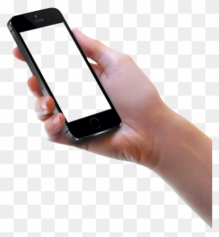 Iphone Clipart Iphone - Hand Holding Iphone Png Transparent Png