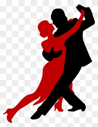 Couple Dancing Ballroom Dance Latin Dance Social Dance - Transparent Salsa Dance Clipart - Png Download