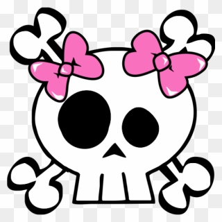 A Sweet Skull Crossbones Baby One Piece, Toddler T - Skull And Crossbones Pink Clipart