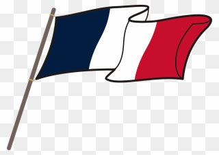 French Flag Clipart Wavy - French Flag Clipart - Png Download