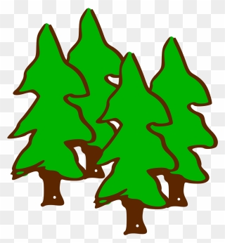 Cartoon Tree Drawing No Background Clipart