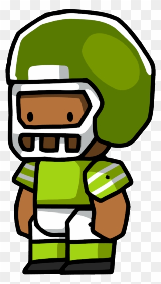 Watching Football On Tv Clipart - Scribblenauts Football Player - Png Download