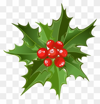 Christmas Mistletoe Clipart Png , Png Download - Mistletoe Art Transparent Png