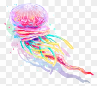 Jellyfish Png Clipart - Moon Jelly Transparent Png