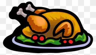 Vector Illustration Of Traditional Thanksgiving And - Turkey Thanksgiving Food Clipart - Png Download