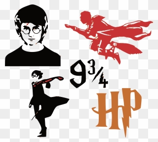Harry Potter Quidditch Silhouette Clipart