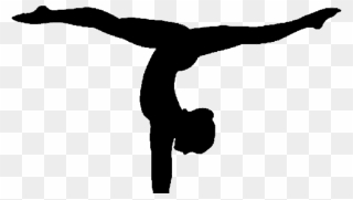 The Viewing Room - Gymnastics Clipart On Beam - Png Download
