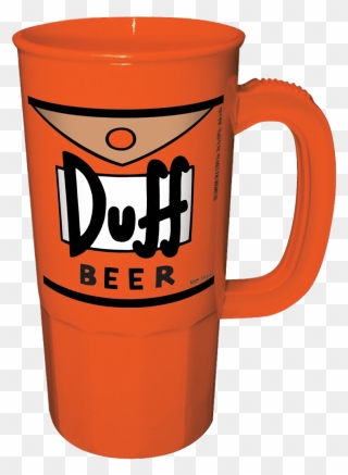 Duff Beer Plastic Stein - Coffee Cup Clipart