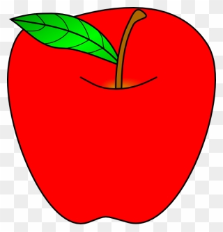 A For Apple Clipart Clip Royalty Free Library Apple - Red Clipart Apple - Png Download