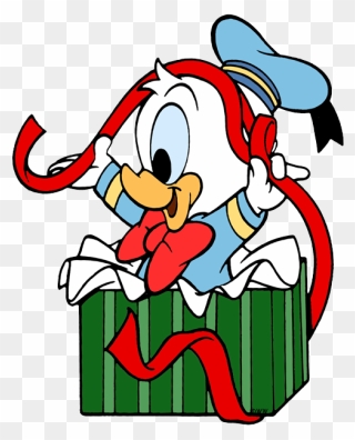 Baby Donald Duck Christmas Coloring Pages Clipart