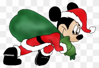 Mickey Mouse Santa Claus Clipart