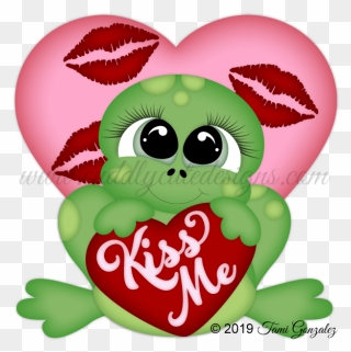 Kiss Me Frog - Lips Clip Art - Png Download