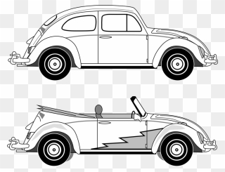 Classic Car,volkswagen Beetle,automotive Exterior - Vw Beetle Clip Art - Png Download
