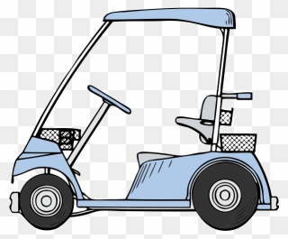 Golf Cart - Golf Car Clipart - Png Download