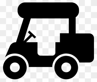 Golf Cart - Golf Cart Icon Png Clipart