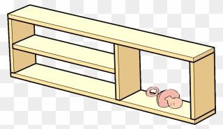 Small Bed Shelf - Furniture Clipart