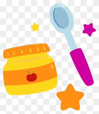 Good Clipart Baby Food, Good Baby Food Transparent - Transparent Baby Food Clip Art - Png Download