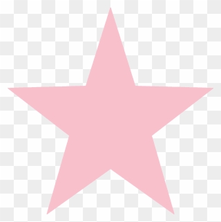Light Red Star Graphic - Light Blue Star Png Clipart